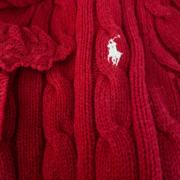 Ralph Lauren Cable Cotton Cardigan, Size 5 - Picture 3 of 5